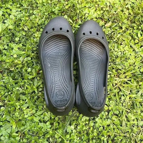 Crocs Kadee Flats Black Women’s Size 7 - Picture 3 of 7
